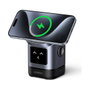 Ugreen Uno W709 Estación de Carga Inalámbrica 2 en 1 Qi2 Negro y Gris