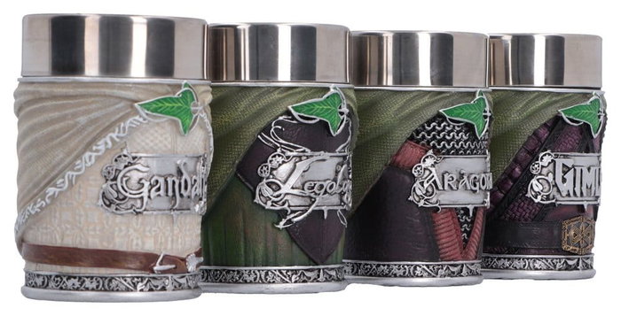 Nemesis Now El Señor de los Anillos Juego de mini tazas The Fellowship