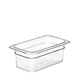 Cambro Cubeta de Policarbonato para Almacenaje GN 1/4-100, 2.5 Litros, 265x162x100 mm