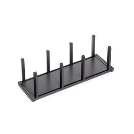 Emuca Portaplatos vertical Orderbox para cajón, 159x468mm, Aluminio y Plástico, Gris antracita
