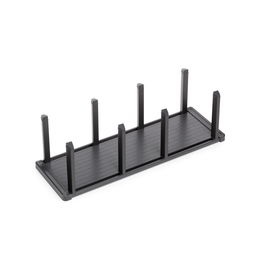 Emuca Portaplatos vertical Orderbox para cajón, 159x468mm, Aluminio y Plástico, Gris antracita