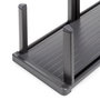 Emuca Portaplatos vertical Orderbox para cajón, 159x468mm, Aluminio y Plástico, Gris antracita