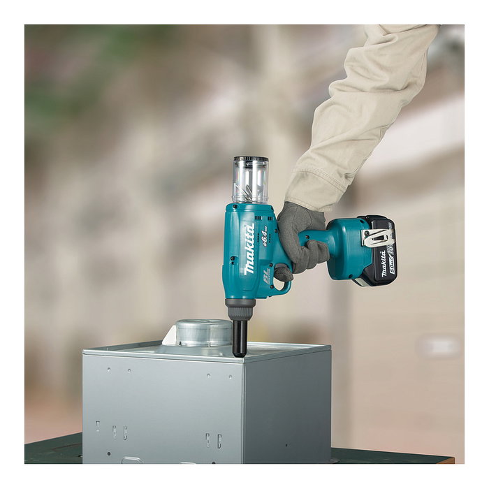 Makita DRV250Z Remachadora a batería 18 V, Negro/Azul, sin batería ni cargador