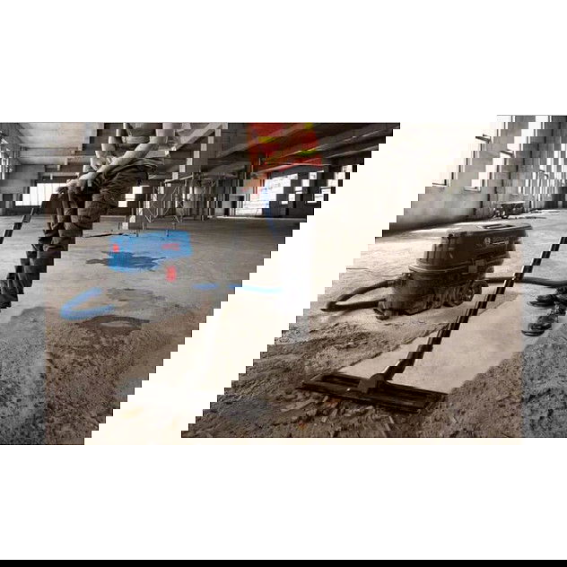 Bosch GAS 12-25 PL Aspiradora de Tambor 1250W Seca y Húmeda 21L Filtro HEPA 13 - Negro/Azul