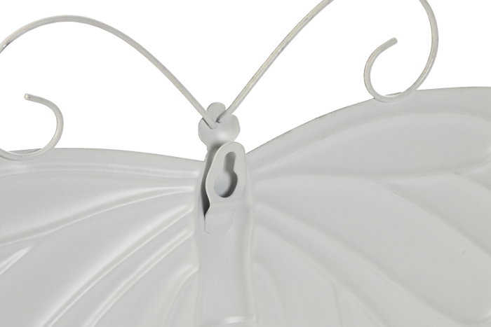 DKD Home Decor Decoración de Pared de Metal Mariposa Surtido de 2 Unidades