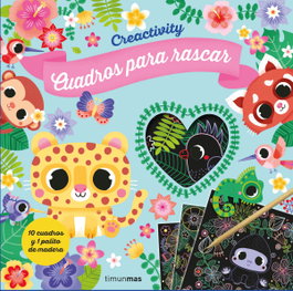 TIMUN MAS Creactivity. Animales monísimos. Cuadros para rascar