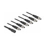 DeLOCK 86591 Cable divisor de CC 5,5 x 2,1 mm 1 x hembra a 6 x macho atornillable