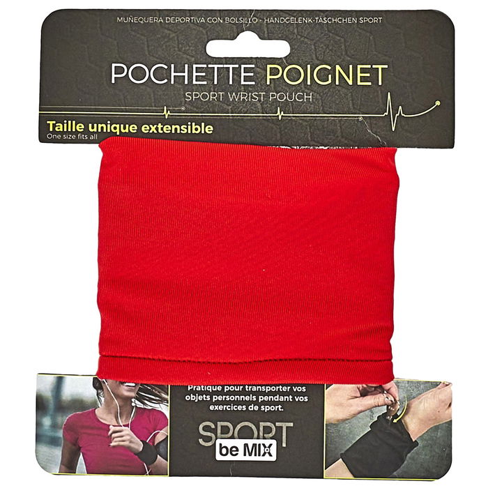Be Mix Muñequera Deportiva Con Bolsillo Acrílico