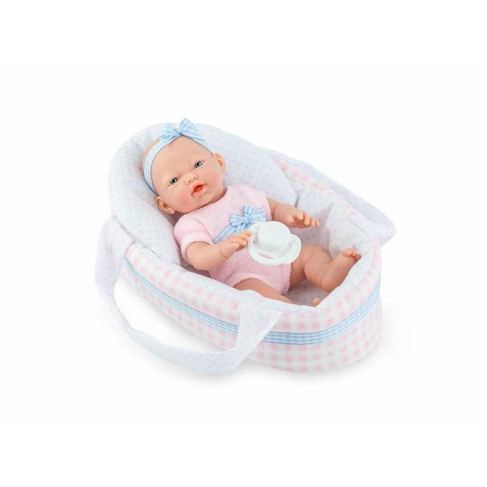 Marina & Pau Muñeca Baby Mini Golosinas en Estuche con Capazo 21cm