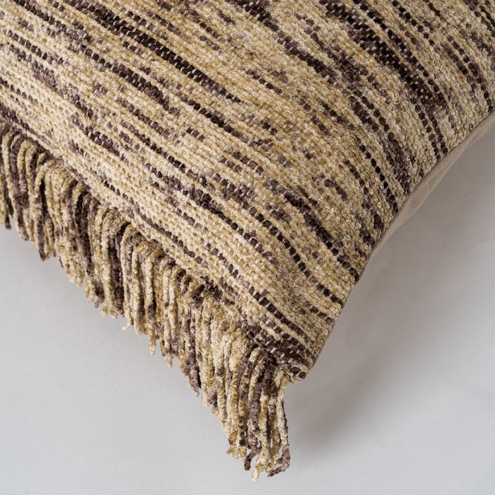 Ixia Cojín Beige Algodón/Terciopelo 50 x 50 cm