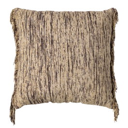 Ixia Cojín Beige Algodón/Terciopelo 50 x 50 cm