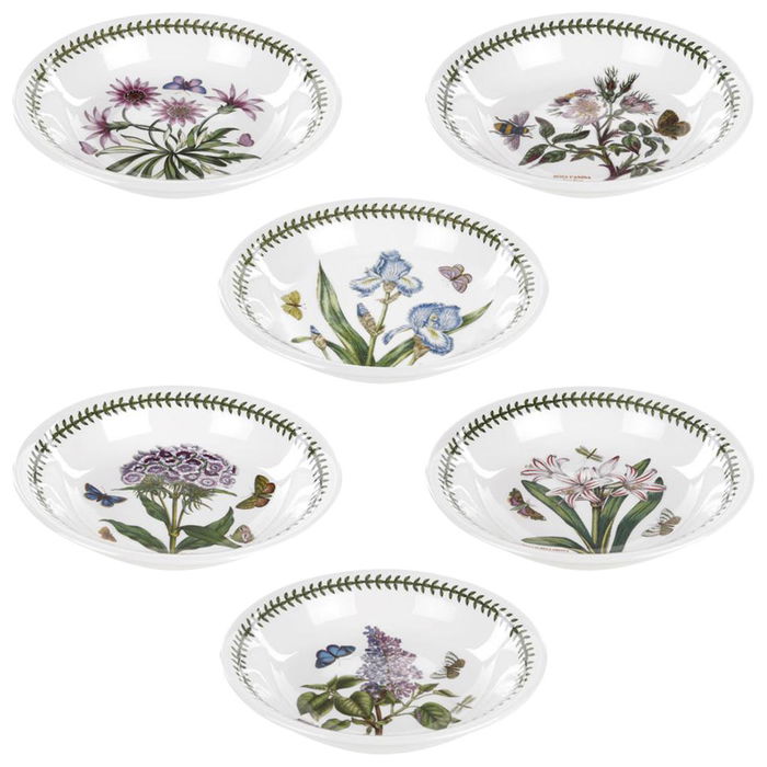 Portmeirion Botanic Garden Plato Pasta 20 cm (6 Unidades)