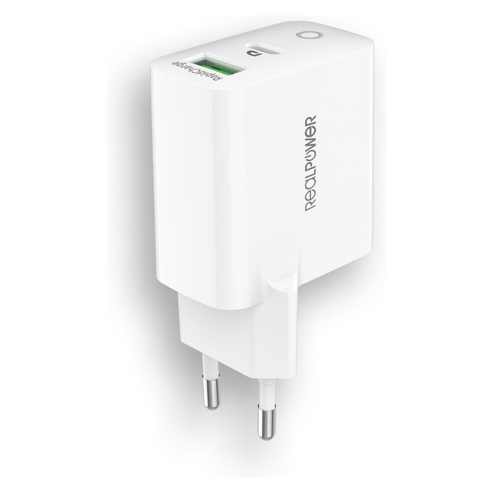 RealPower PC-65 GaN 65W USB Tipo C RealPower PC-65 GaN 65W USB Tipo C