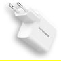 RealPower PC-65 GaN Cargador Interno 65W con Puerto USB-C, Carga Rápida, Blanco
