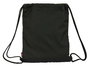 Bolsa Mochila con Cuerdas Kelme Travel Negro Verde 35 x 40 x 1 cm
