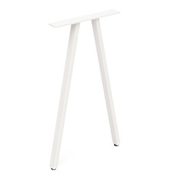 HERRAJES ALK Pata Metálica Anek Ancho 418mm Alto 720mm Metal Color Blanco para Mesas