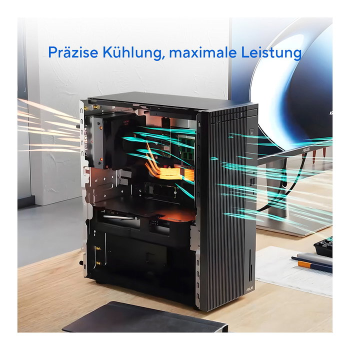 ASUS ExpertCenter P5 Mini Tower PC, Intel Core i5-13420H (13ª Gen), 16 GB RAM DDR5, SSD 512 GB, DVD±RW, Wi-Fi 6, Windows no incluido, P500MV-13420H2840