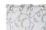 DKD Home Decor Cortina Alpino Barroco Azul Blanco 270 x 140 cm (2 Unidades)