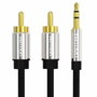 Vention Cable estéreo BCFBH Jack 3.5 macho a 2x RCA macho 2m Negro