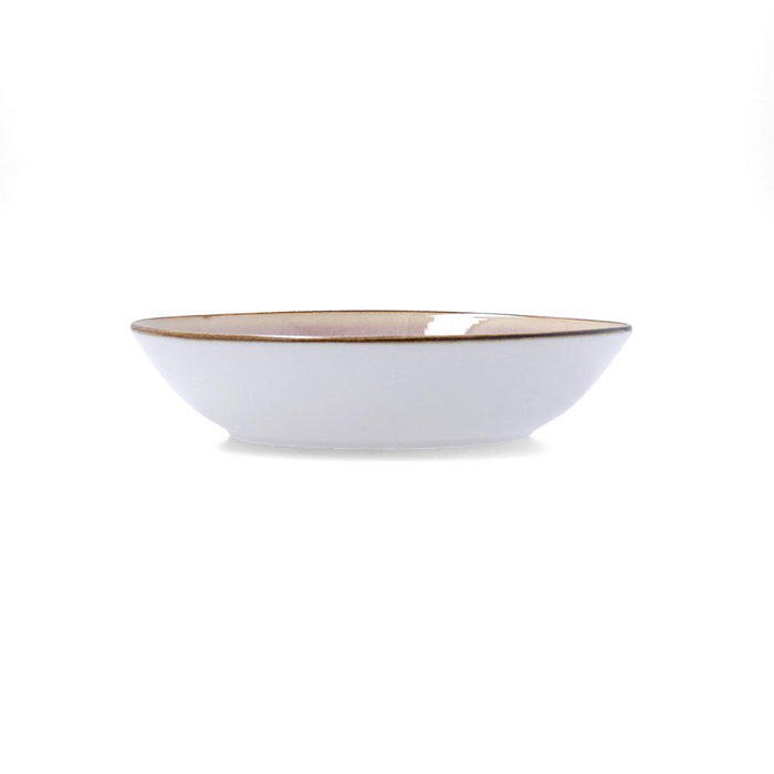 Plato Hondo Porcelana Lanai Bidasoa 20 cm (12 Unidades)