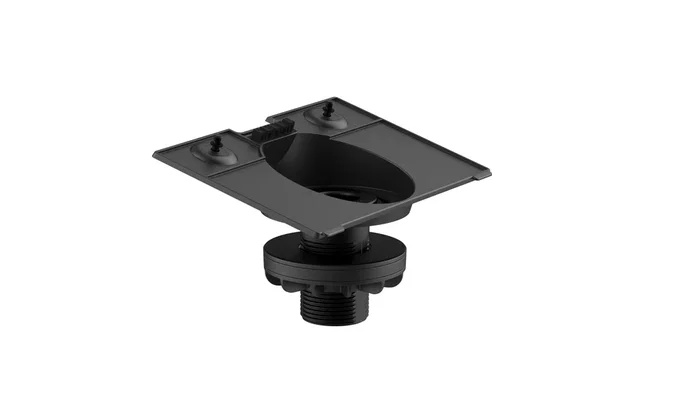 Logitech Soporte Elevador Tap Riser Mount - Soporte para pantalla Tap, ángulo de 30°, rotación 180°, gestión de cables, color Negro