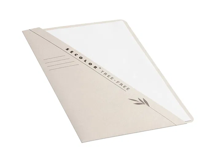 Djois Subcarpeta Cartulina 226 g/m2 Din A4 Ecológica Bolsa Frontal Crema Pack 10 Unidades