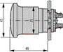 EATON ELECTRIC Interruptor de emergencia RMQ-Titan rojo