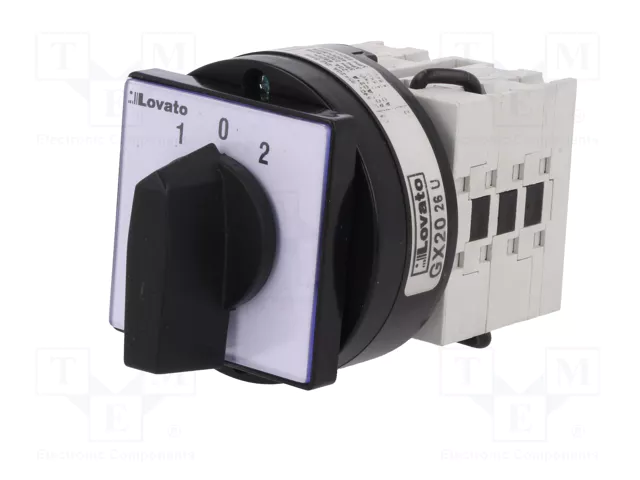 LOVATO ELECTRIC Interruptor Reversible 20A 1-0-2