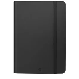 Celly Folio BookBand para iPad Pro 12.9'' 2018/2020/2021 - Imitación piel negro con portabolígrafo y modo espera