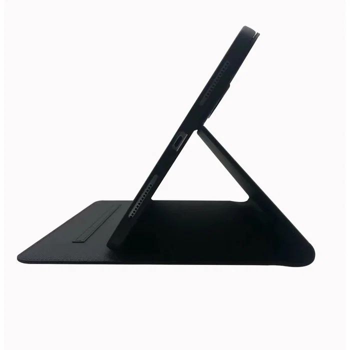Celly Folio BookBand para iPad Pro 12.9'' 2018/2020/2021 - Imitación piel negro con portabolígrafo y modo espera
