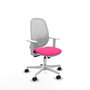 PIQUERAS Y CRESPO Silla de oficina Cilanco Rosa y Blanco