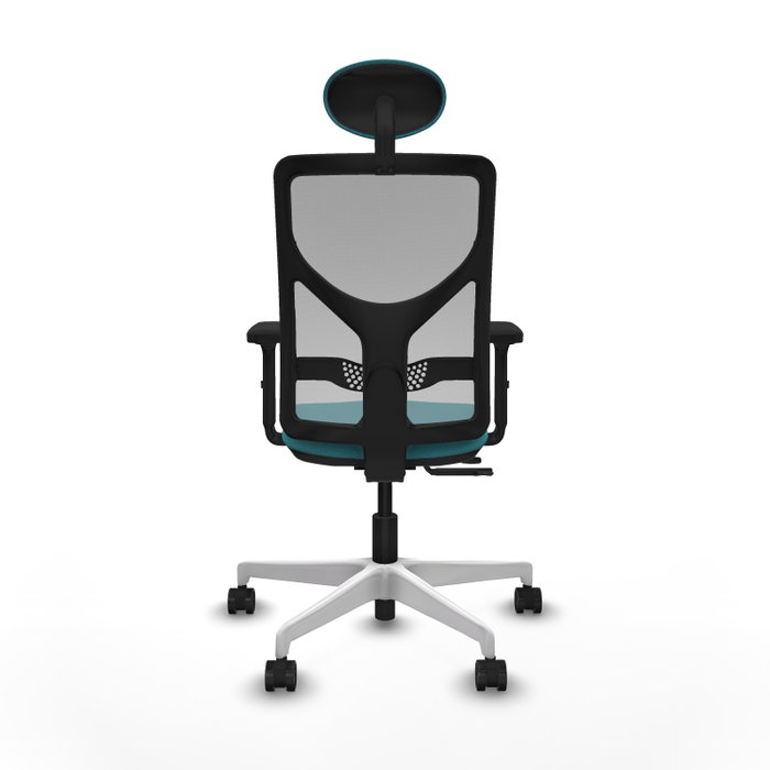 PIQUERAS Y CRESPO Silla de oficina Motilla con mecanismo Sincro/Traslack, Turquesa y Gris PIQUERAS Y CRESPO Silla de oficina Motilla con mecanismo Sincro/Traslack, Turquesa y Gris