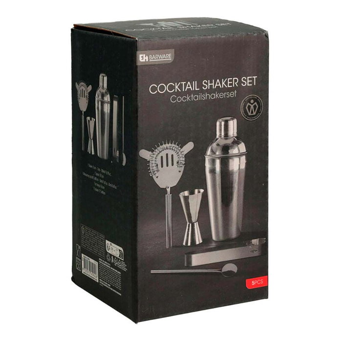 Excellent Houseware Coctelera de acero inoxidable, 5 piezas