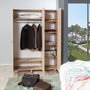 Hanah Home Mode-221 Armario Moderno Abstracto Ombre Rayas Roble Sonoma 135x192x52 cm