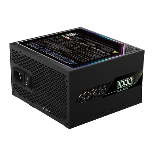 GIGABYTE Fuente de Alimentación P1000W ICE | 28200-AE10P-1EUR | 1000W, 80 PLUS Platinum, PCIe 5.0, ATX 3.0, Modular
