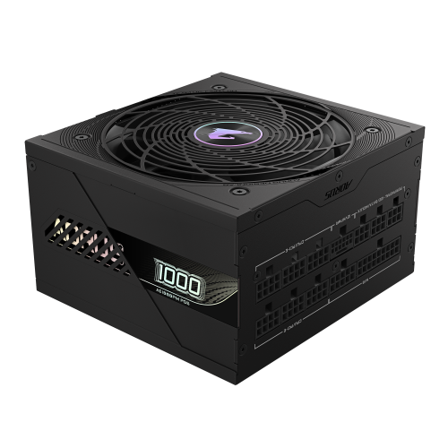 GIGABYTE Fuente de Alimentación P1000W ICE | 28200-AE10P-1EUR | 1000W, 80 PLUS Platinum, PCIe 5.0, ATX 3.0, Modular