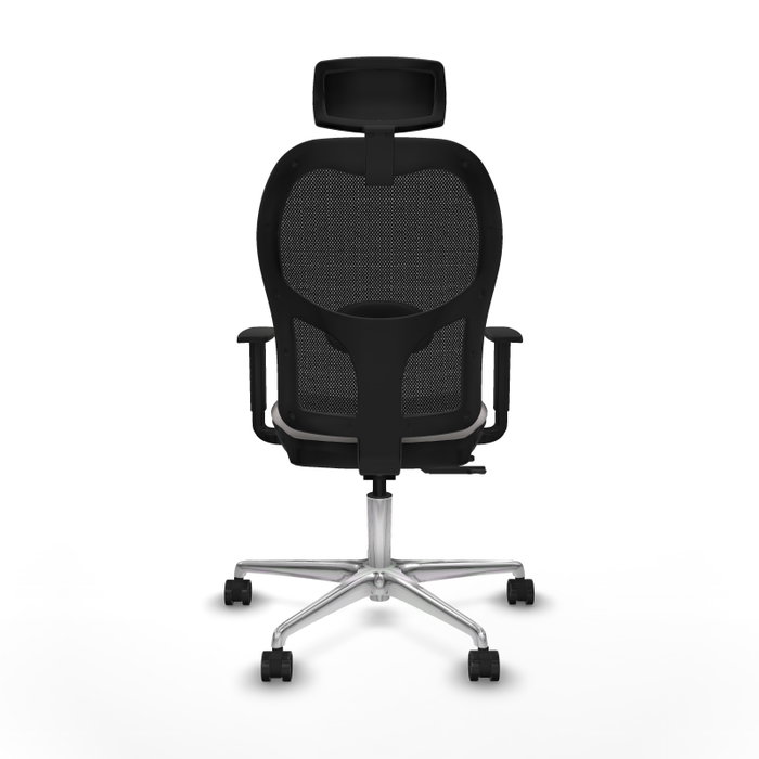 PIQUERAS Y CRESPO Silla de oficina Jorquera con mecanismo Sincro/Traslack, Blanco y Negro PIQUERAS Y CRESPO Silla de oficina Jorquera con mecanismo Sincro/Traslack, Blanco y Negro