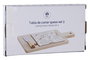 DKD Home Decor Set de 3 Tablas de Aperitivo Bambú y Gres Ivy&Daisy 2022