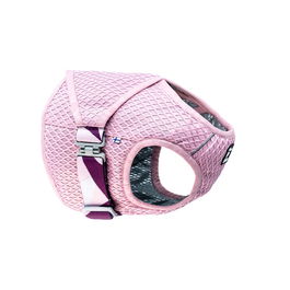 Hurtta Chaleco Refrescante Wrap Rosa T.85-95 para Perros, Ajustable, Azul