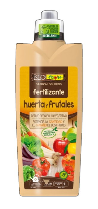 Flower Fertilizante Ecológico para Huerta y Frutales 1 L Flower Fertilizante Ecológico para Huerta y Frutales 1 L