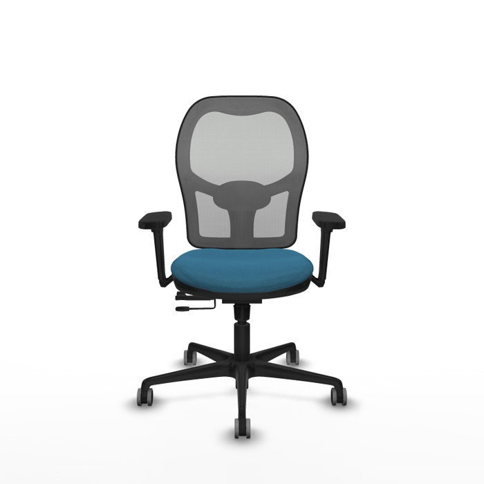 PIQUERAS Y CRESPO Silla de oficina Jorquera con mecanismo Sincro/Traslack, Verde petróleo y Gris PIQUERAS Y CRESPO Silla de oficina Jorquera con mecanismo Sincro/Traslack, Verde petróleo y Gris