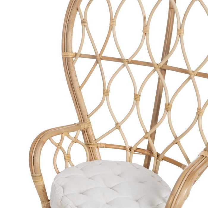Ixia Sillón de Salón Natural en Ratán