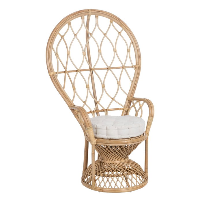 Ixia Sillón de Salón Natural en Ratán