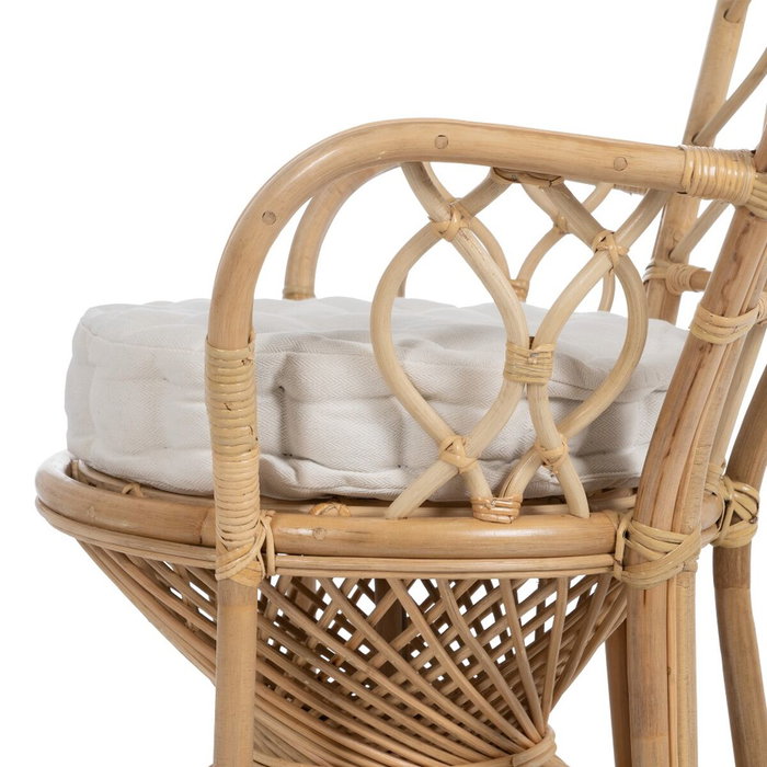 Ixia Sillón de Salón Natural en Ratán