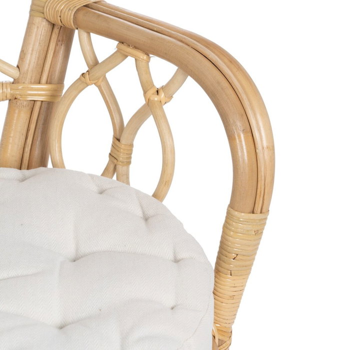 Ixia Sillón de Salón Natural en Ratán