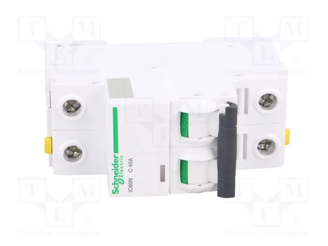 SCHNEIDER ELECTRIC Interruptor magnetotérmico iC60N 40A 2 polos SCHNEIDER ELECTRIC Interruptor magnetotérmico iC60N 40A 2 polos
