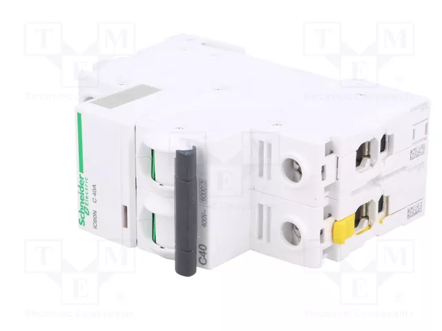 SCHNEIDER ELECTRIC Interruptor magnetotérmico iC60N 40A 2 polos SCHNEIDER ELECTRIC Interruptor magnetotérmico iC60N 40A 2 polos
