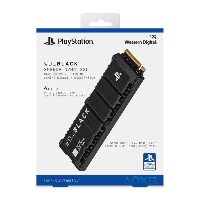 Western Digital Black SN850P SSD 2 TB M.2 con Disipador Western Digital Black SN850P SSD 2 TB M.2 con Disipador