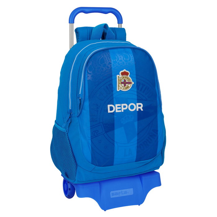 Safta Set Escolar Mochila 665 y Carro 905 Real Deportivo de La Coruña Safta Set Escolar Mochila 665 y Carro 905 Real Deportivo de La Coruña