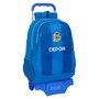 Safta Set Escolar Mochila 665 y Carro 905 Real Deportivo de La Coruña